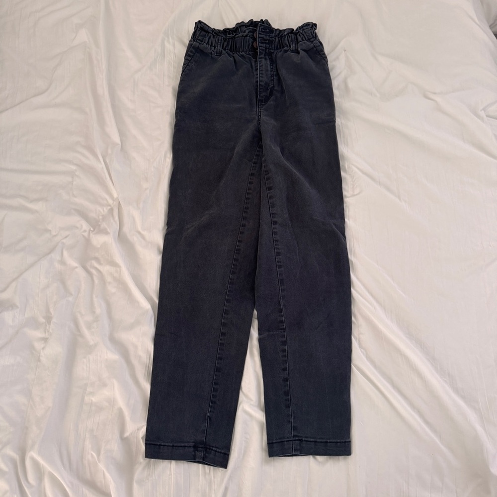Black High-Waisted Pants